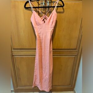 Forever 21 Ladies V-Neck Maxi Dress with Tie-Back